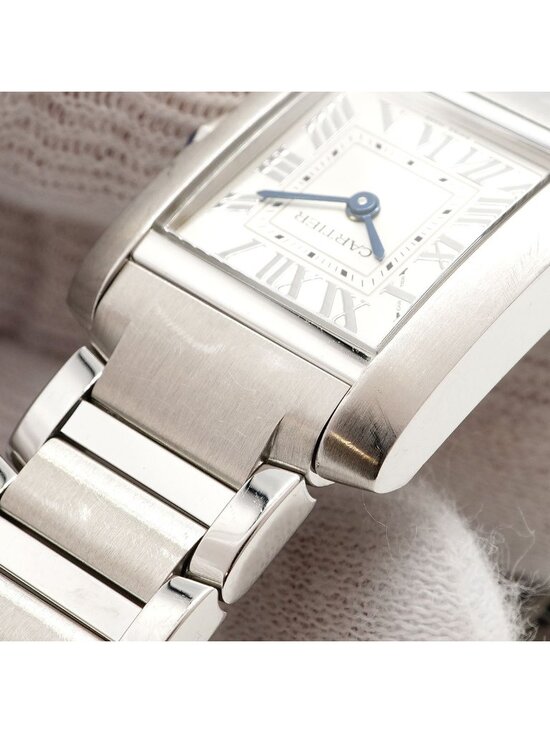 Cartier Tank Francaise SM Silver Dial Watch main image 5